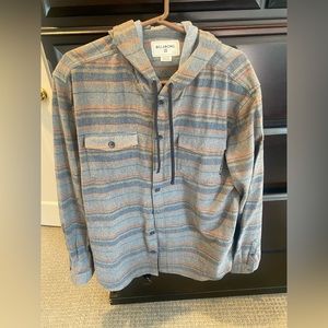 Billabong button down hoodie